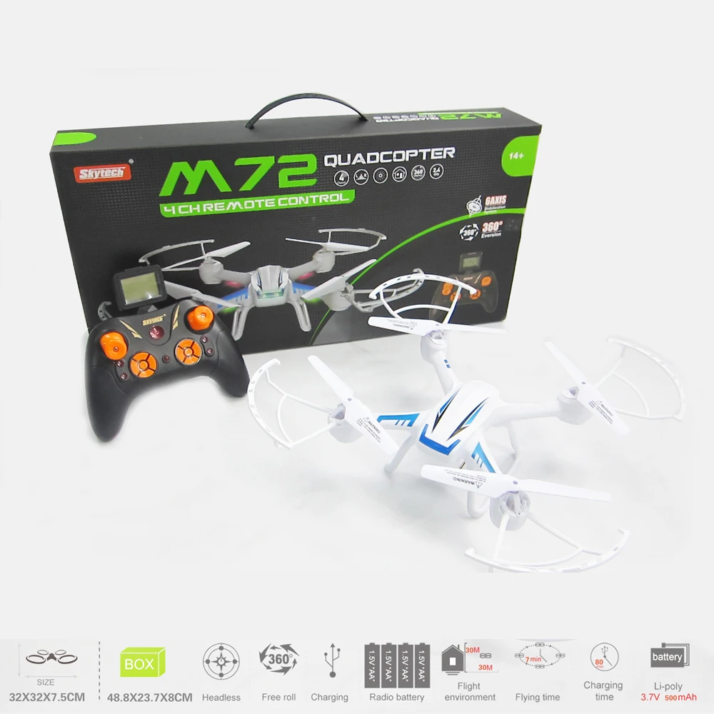 Skytech M72R 2 4Ghz 6 aix 0 5MP VGA Camera RC Quadcopter with Headless Mode 3D