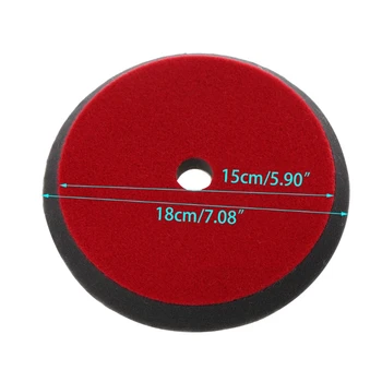 

New 6/7 inch 150mm Car Auto Soft Wool Buffing Polishing Pad Professional Detailing Mixed Color qyh