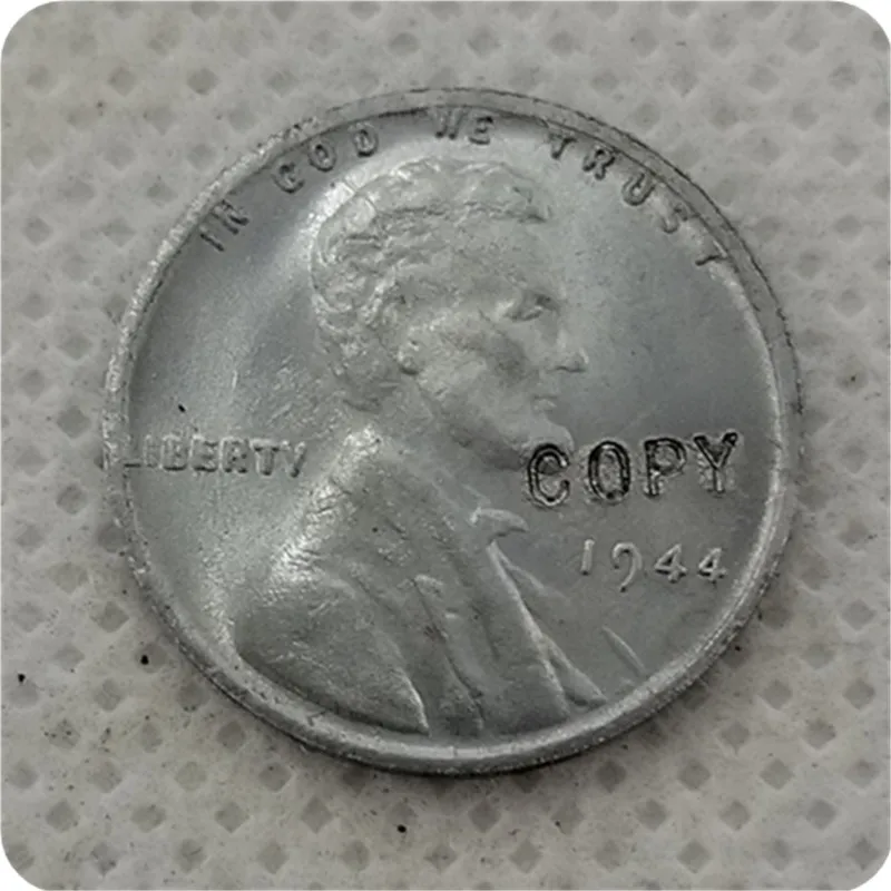 

COPY 1944-P Lincoln Wheat Cent Penny(Errors,Steel) COPY COIN