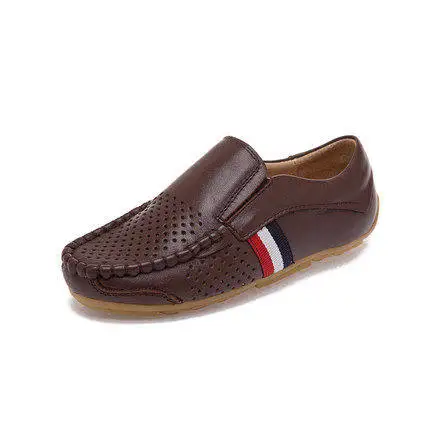 

Boy leather shoes 2019 spring summer children Genuine Leather casual shoes large kids fashion student Kids Breathable sandals