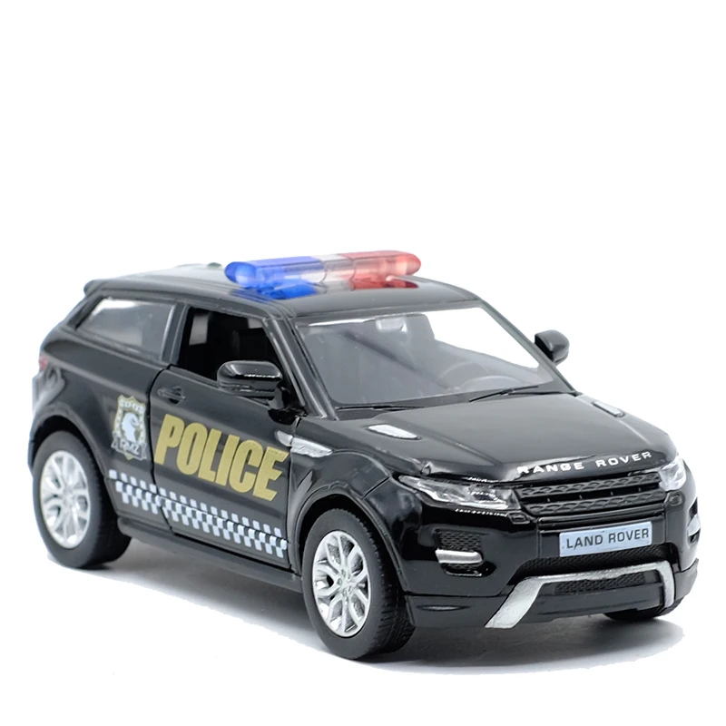RMZ CITY 1:36 Evoque SUV полицейская игрушечная машинка литая под давлением модель автомобиля игрушка с оттягиванием для детей подарки коллекция игрушек