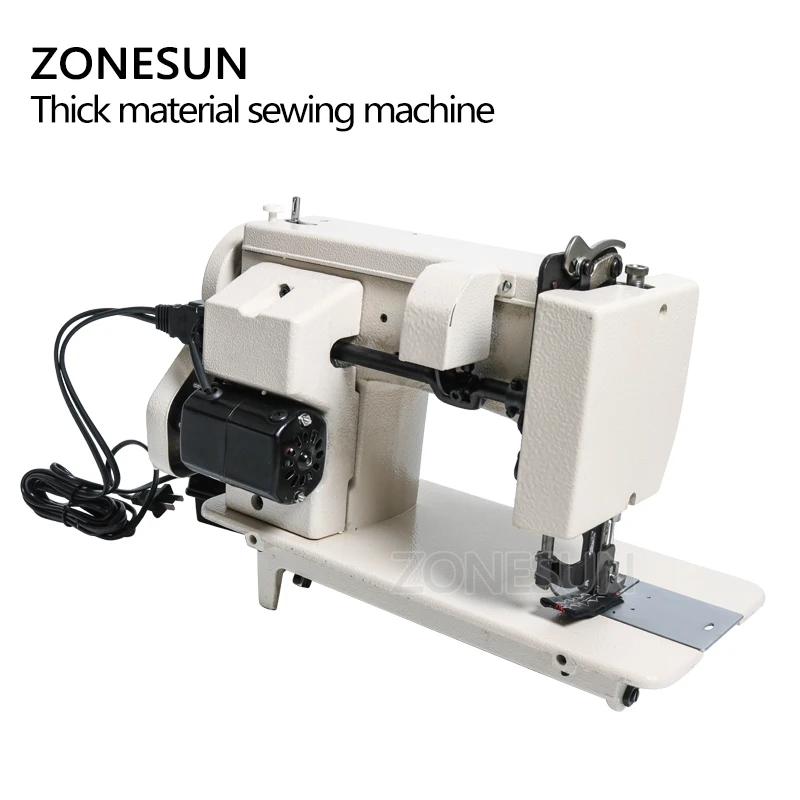 Домашняя швейная машина ZONESUN 106 RP плотный инструмент для шитья меха кожи одежды