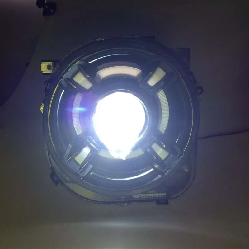 Год для джип Ренегат BU HID фары bi xenon объектив проектора лампы для джип Ренегат композитный линзы Фар
