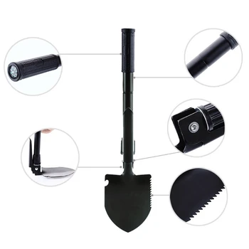 

Multi-Purpose Military Tactical Folding Shovel Camping Hiking Survival Tools New