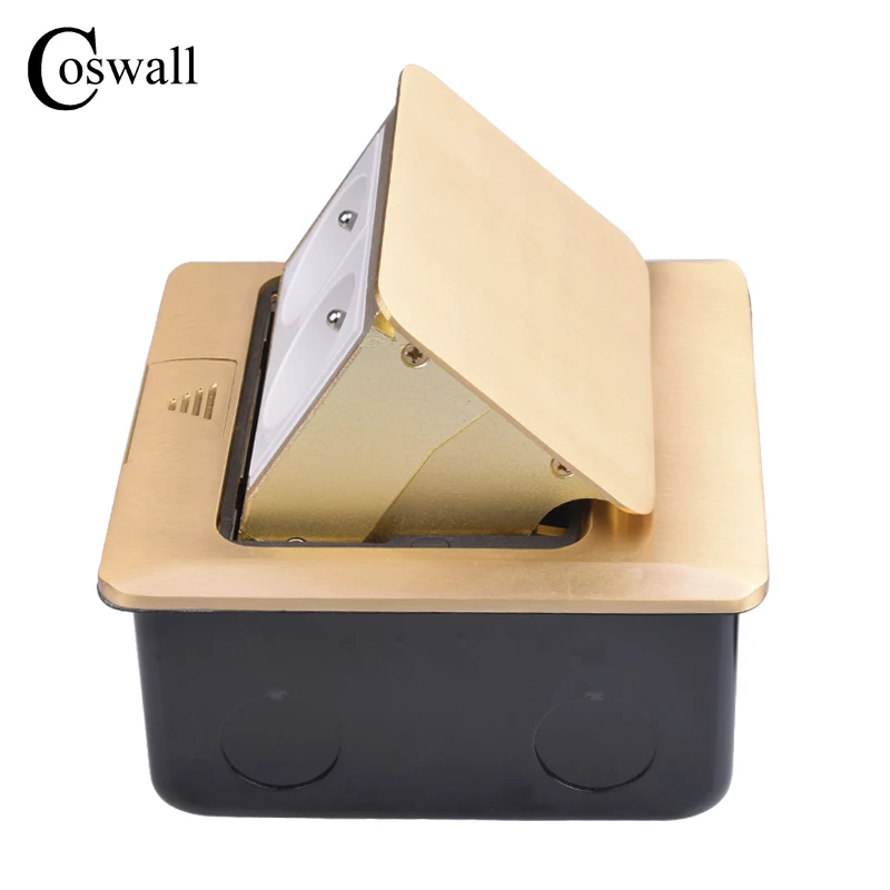 Утолщенная панель Coswall из чистой меди 16 А французская стандартная Выдвижная