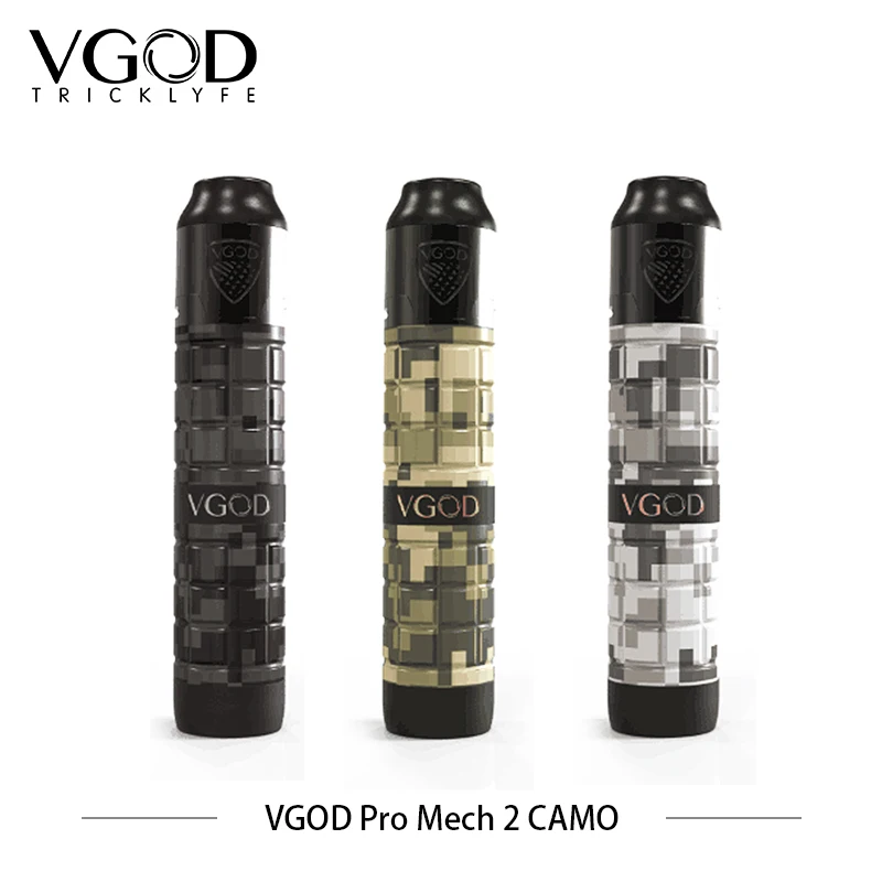 

New Color Original Electronic Cigarettes VGOD Pro Mech 2 Kit with 2ml 24mm Vgod Elite Rda Atomizer Mechanical Vaporizer Vaper