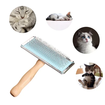 

Hair Removal Comb For Dogs Cat Detangler Fur Trimming Dematting Deshedding Brush Grooming Tool For Matted Long Hair Curly Pet