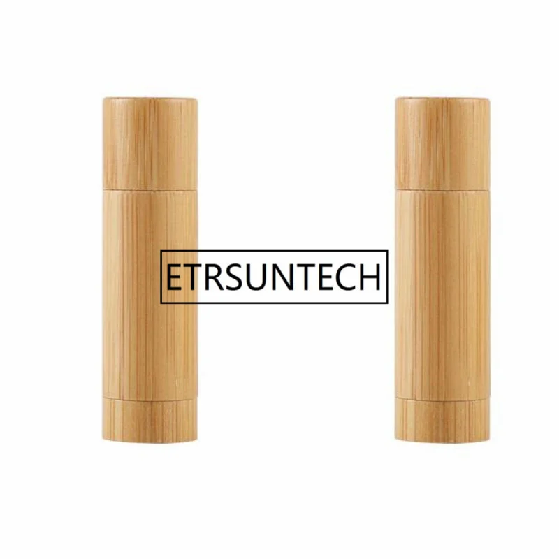 10/30/50pcs 5g Bamboo Empty Lip Gloss Container Lipstick Tube DIY Container 5ml Lip Balm TubesBamboo Lipstick Tube F2386