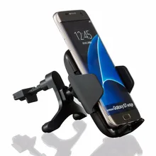 Qi Беспроводной автомобильное зарядное устройство с кремплением, устанавливаемое на вентиляционное отверстие в салоне автомобиля держатель зарядным устройством для samsung S6, S6 Edge, Note 5, Nexus 4/5/6 для iphone 5 6 7 type-c