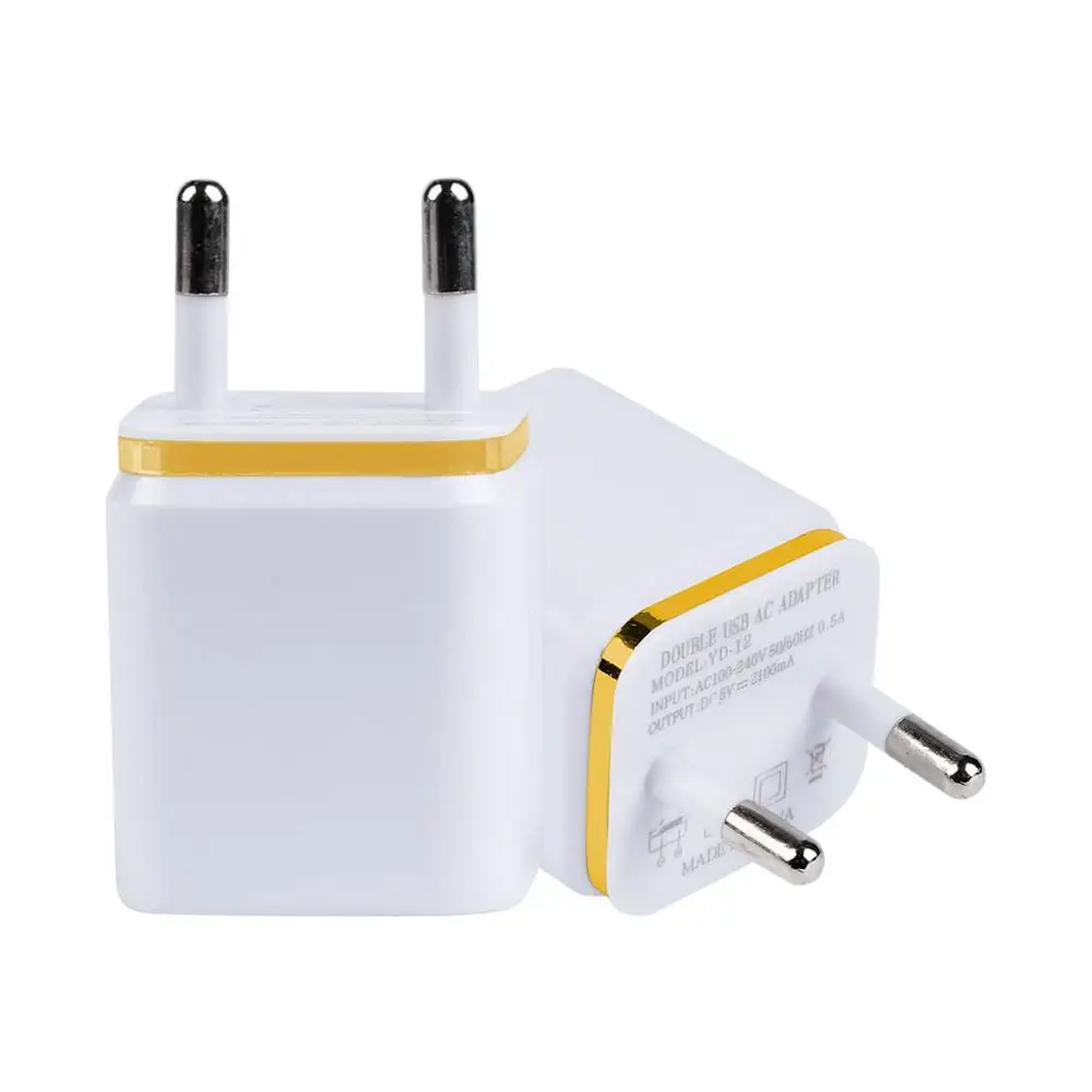 KOOYUTA Dual USB сотовый мобильный телефон зарядное устройство 5V2.1A/1A вилка европейского
