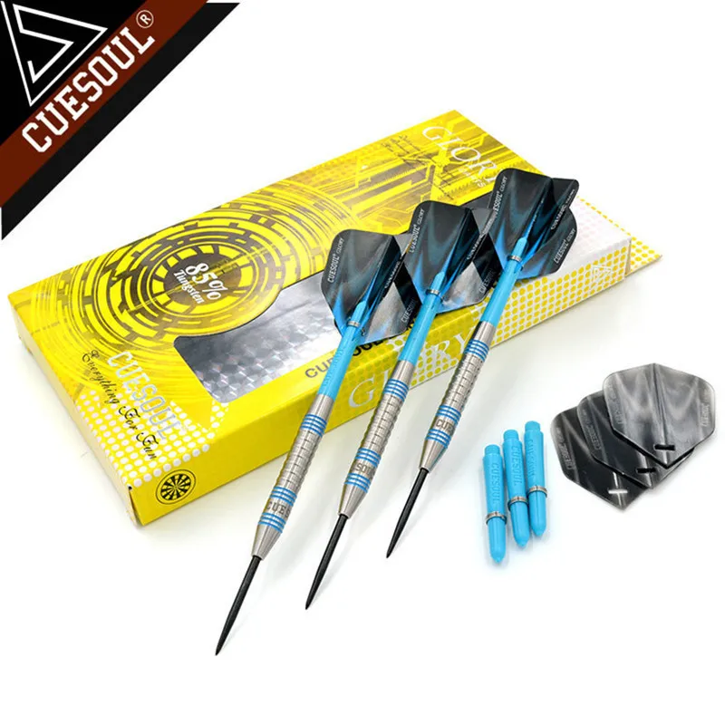 

CUESOUL Glory Series 24/26/28g Professional 85% Tungsten Steel Tip Darts 145mm With Nylon Shafts CSGL-N2209