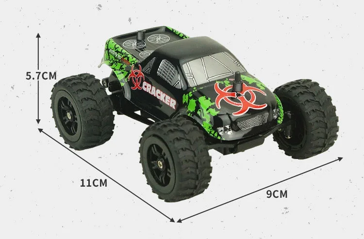 Новые virhuck 1:32 Масштаб Rc Monster Truck дистанционного Управление колясок большое колесо внедорожник