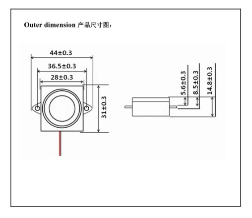 4Ohm 3w квадратный динамик 31X28X15 мм динамик для шкафа