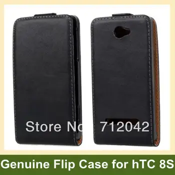 

Fashion Design Genuine Leather Flip Cover Case for hTC 8S Free Shipping