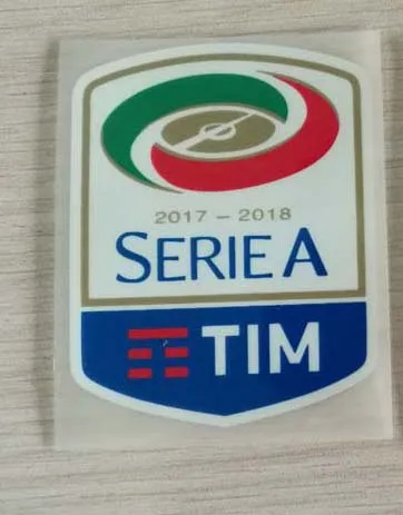 Italia нашивка Calcio силиконовая серия нашивка красная копа Italia круглая нашивка Scudetto+ итальянские нашивки на чашки - Цвет: Безникелевый белый