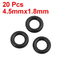

Uxcell 20 Pcs 4.5mmx1.8mm Oil Resistant Sealing Ring O-shape NBR Rubber Grommets Black Non-toxic Tasteless Hot Sale