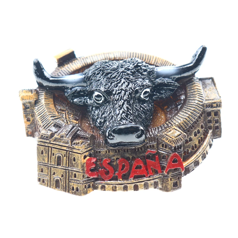 Hot Sale Creative Spanish Bullring 3D Fridge Tourism Souvenirs