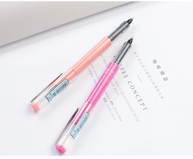 Free ink roller pen 0.5mm needle or bullet tip dye base 12pcs dozen box refillable writing | Канцтовары для офиса и дома