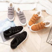 JINBEILEE Winter New Magic Stickers Thick Canvas Shoes Warm Plus Velvet Thickening Hair Short Boots Ladies Casual Skate Shoes JINBEILEE Winter New Magic Stickers Thick Canvas Shoes Warm Plus Velvet Thickening Hair Short Boots Ladies Casual Skate Shoes