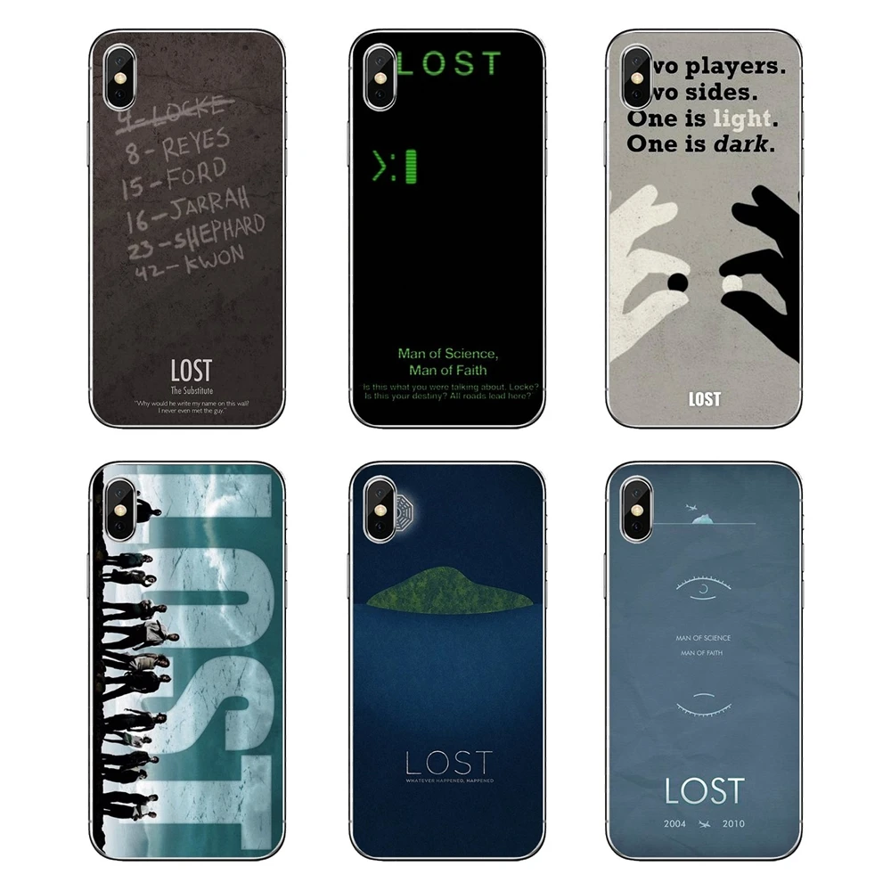 Transparent Soft Bag Case Lost People TV play theme numbers For Huawei Honor 8 8C 8X 9 10 7A 7C Mate 20 Lite Pro P Smart Plus |