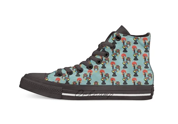 

Famous Rooster 05 High Top Canvas Shoes Flat Casual Custom Unisex Sneaker Drop Shipping