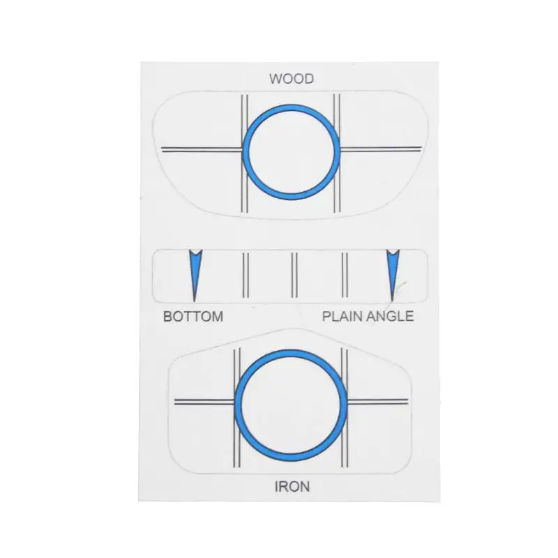 10 шт. Гольф влияние ленты Регистраторы учебные пособия этикетки для Вудс Утюги и клюшки Практика Инструмент гольф учебные пособия