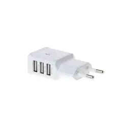 3 порты ЕС Plug USB стены зарядное устройство переменного тока для путешествий адаптер для Samsung Galaxy S5 iPhone