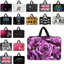 Компьютерная ручка чехол для переноски сумка из неопрена Водонепроницаемый 10, 12, 13, 14, 15, 17 дюймов ноутбук сумка для Macbook Air13 ASUS Chuwi Huawei