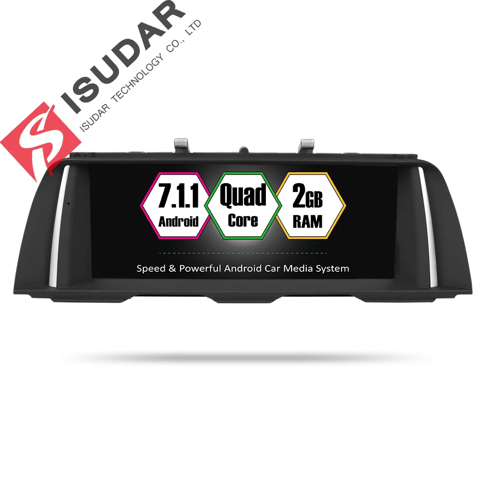 

Isudar Car Multimedia player 2 din android 7.1.1 10.25 Inch For BMW 5 Series F10/F11/520 (2011-2016) For CIC/NBT GPS Radio 32GB