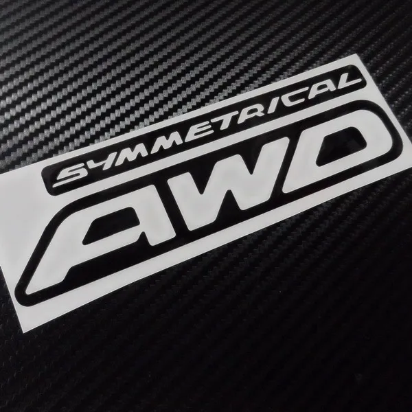 car decals Car Decal AWD 7.5'' ALL Wheel Drive Trunk Tailgate Vinyl Suv RAV4 Highlander Sticker CF183 2pcs car window stickers