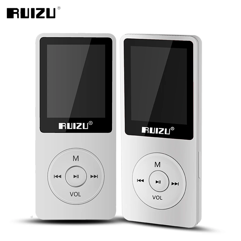 RUIZU X02 Ultrathin Mp3 Player Usb 4GB 8Gb 16GB Storage 1.8 Inch Screen Play 80h High Quality Radio Fm E-Book Music Player