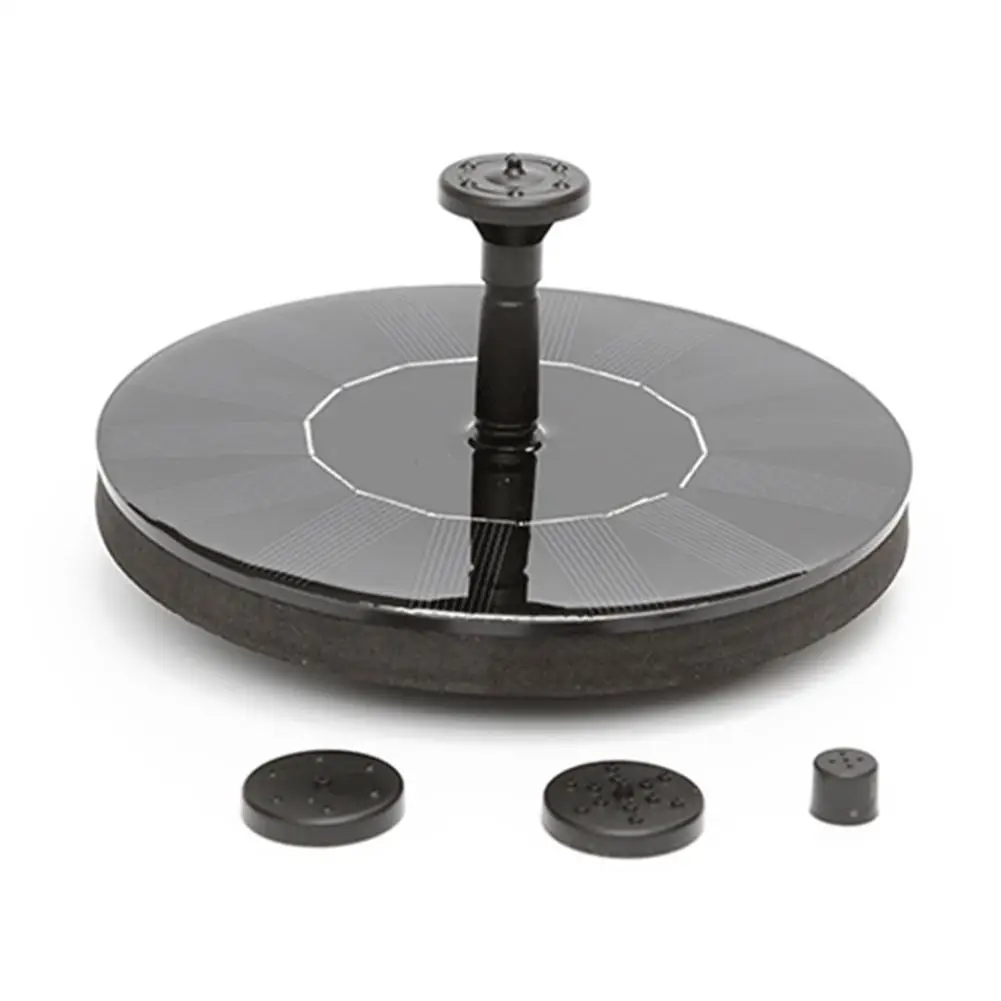 

Solar Powered Garden Decor Floating Fountain Freestanding Bird Bath Pool Pond Watering Outdoor Solar Panel Water Fountain Pump