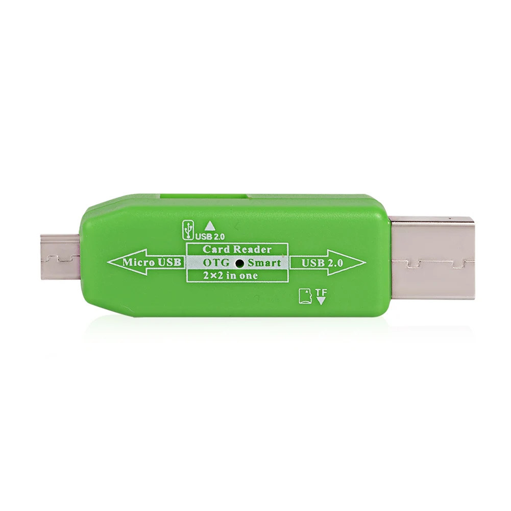 Новый OTG картридер USB 2 0 концентратор Мини памяти TF Card Reader адаптер Высокое