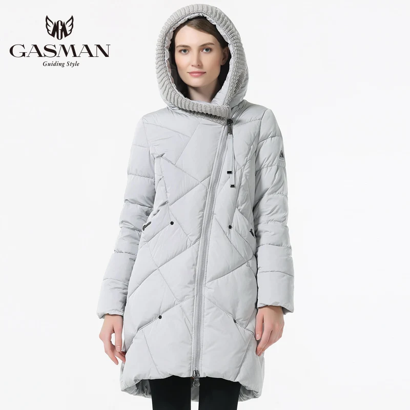 GASMAN Women Down Jacket Parka Brand New 2018 Hooded Overcoat For Women Thickening Bio Down Parka Long Female Plus Size 5XL 6XL