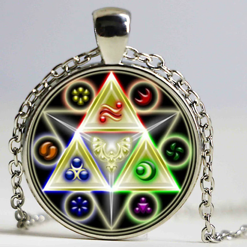(1 pieces/lot) Legend of Zelda Necklace Gate of Time Hyrule Historia