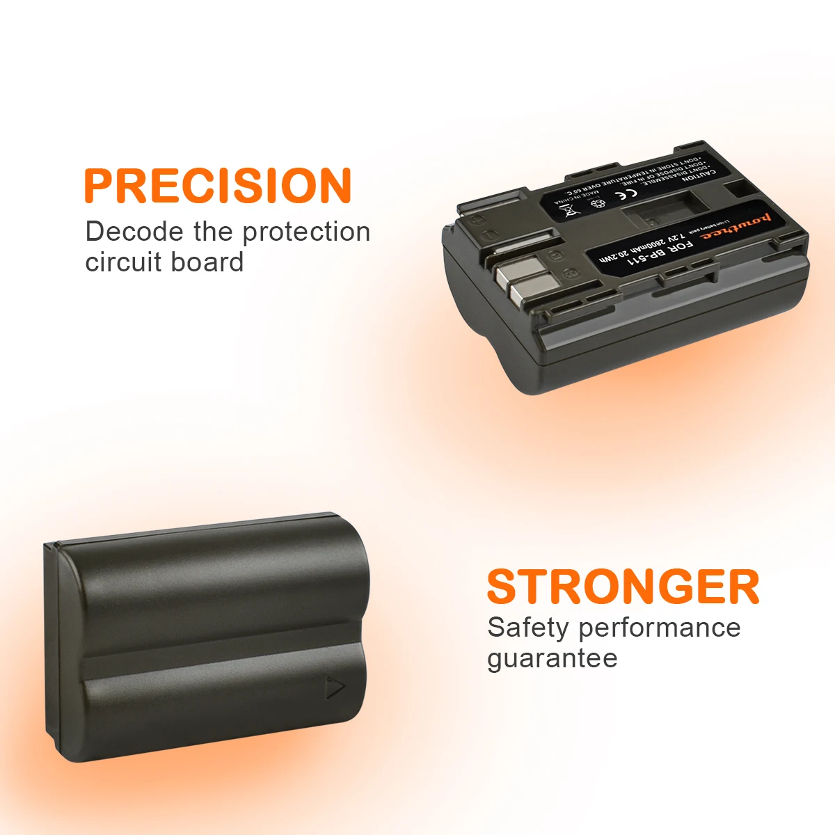 Powtree 2800 мА/ч, BP-511 BP-511A BP 511A для Камера Батарея BP511 BP 511 для цифровой однообъективной зеркальной камеры Canon EOS 40D 300D 5D 20D 30D 50D 10D G6 L10