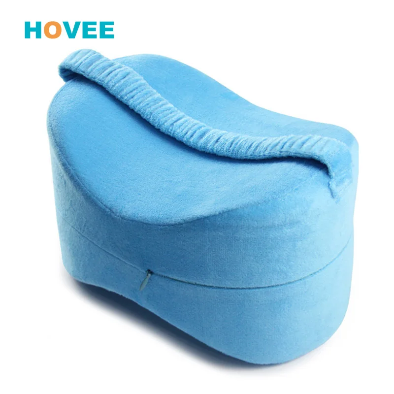 Homee Knee Pillow For Side Sleepers Memory Foam Leg Pillow For