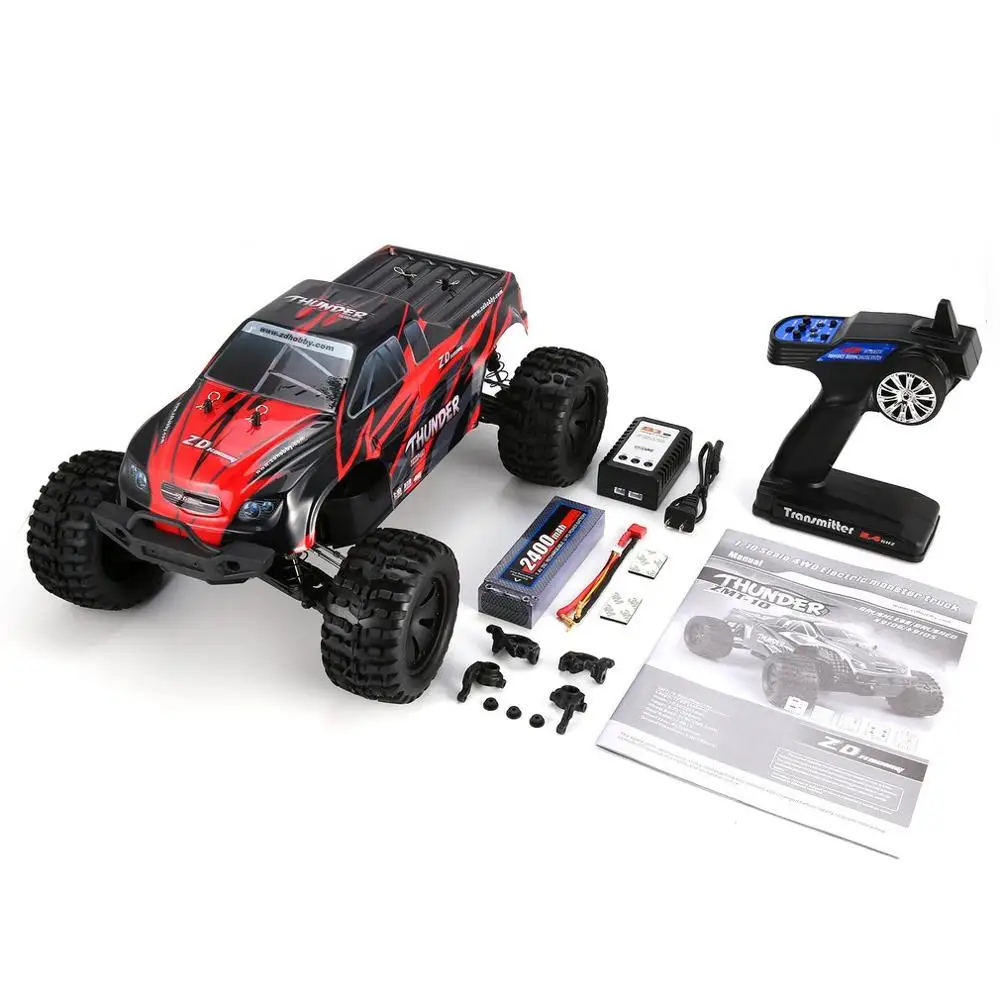 Zd racing 10427 s 9106 Новый 1/10 гром 4WD бесщеточный 70 км/ч гоночный автомобиль Бигфут багги