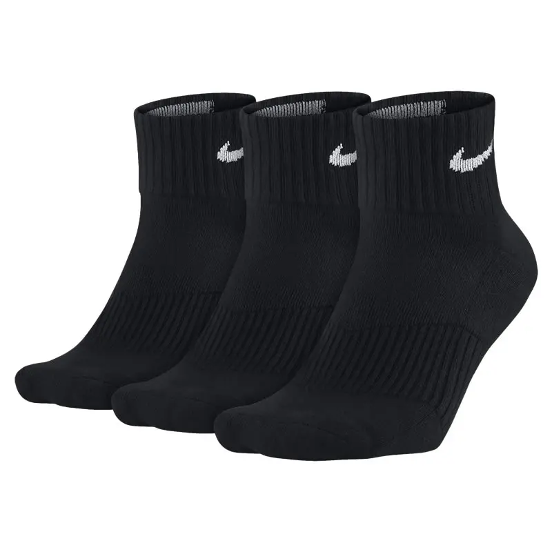 Новое поступление NIKE PERF CUSH QT 3PR унисекс спортивные носки(3 пары - Цвет: SX4703001