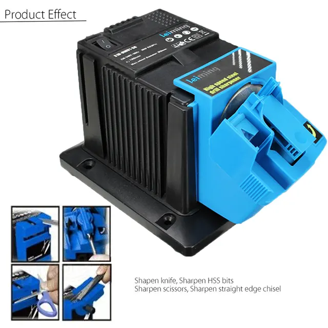 96W 230V Multifunctional Electric Sharpener Grinding For Knife Twist Drill HSS Drill Scissor Chisel Electric Grinder