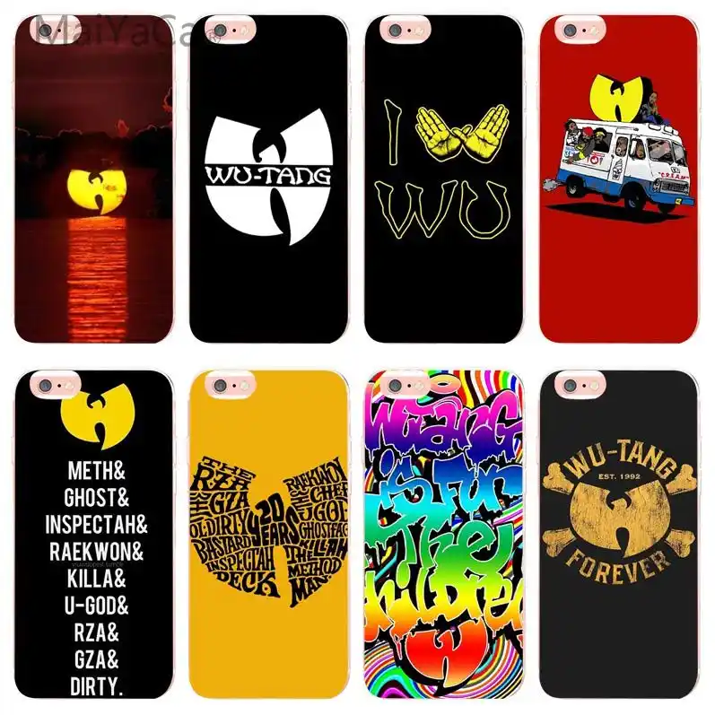 Wu Tang Wutang Clan For Iphone X Xs Xr Xsmax Case Transparent For Iphone 5 5s Se 6s 7 7plus 8 8plus Phone Case 12 Mini 12promax Phone Case Covers Aliexpress