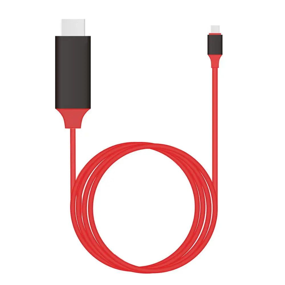 USB-C Тип C USB 3,1 к HDMI 4 k, 2 k HD кабель для ноутбуков и Galaxy S8& XPS13 2 м
