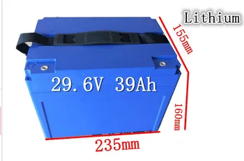 

29.6V 39Ah 8S 18650 Lithium ion battery pack for Power Storage Emergency backup UPS electric unicycle electric bike+Charger