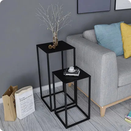 Nordic style small coffee table simple mini modern living room sofa corner creative American metal side table Nordic style small coffee table simple mini modern living room sofa corner creative American metal side table