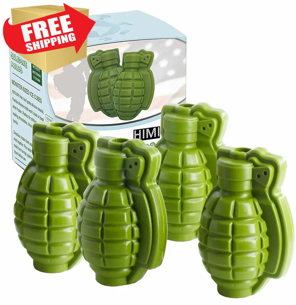 

3D Reusable Kitchen Silicone Form Ice Cube Mold Tray Fruit Popsicle Ice Cream Maker for Wine Kitchen Bar Drinking Accessories