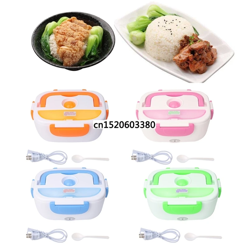 

Free_on Portable Electric Heated Food Warmer Box Container Lunch Meal Lunchbox 110V US
