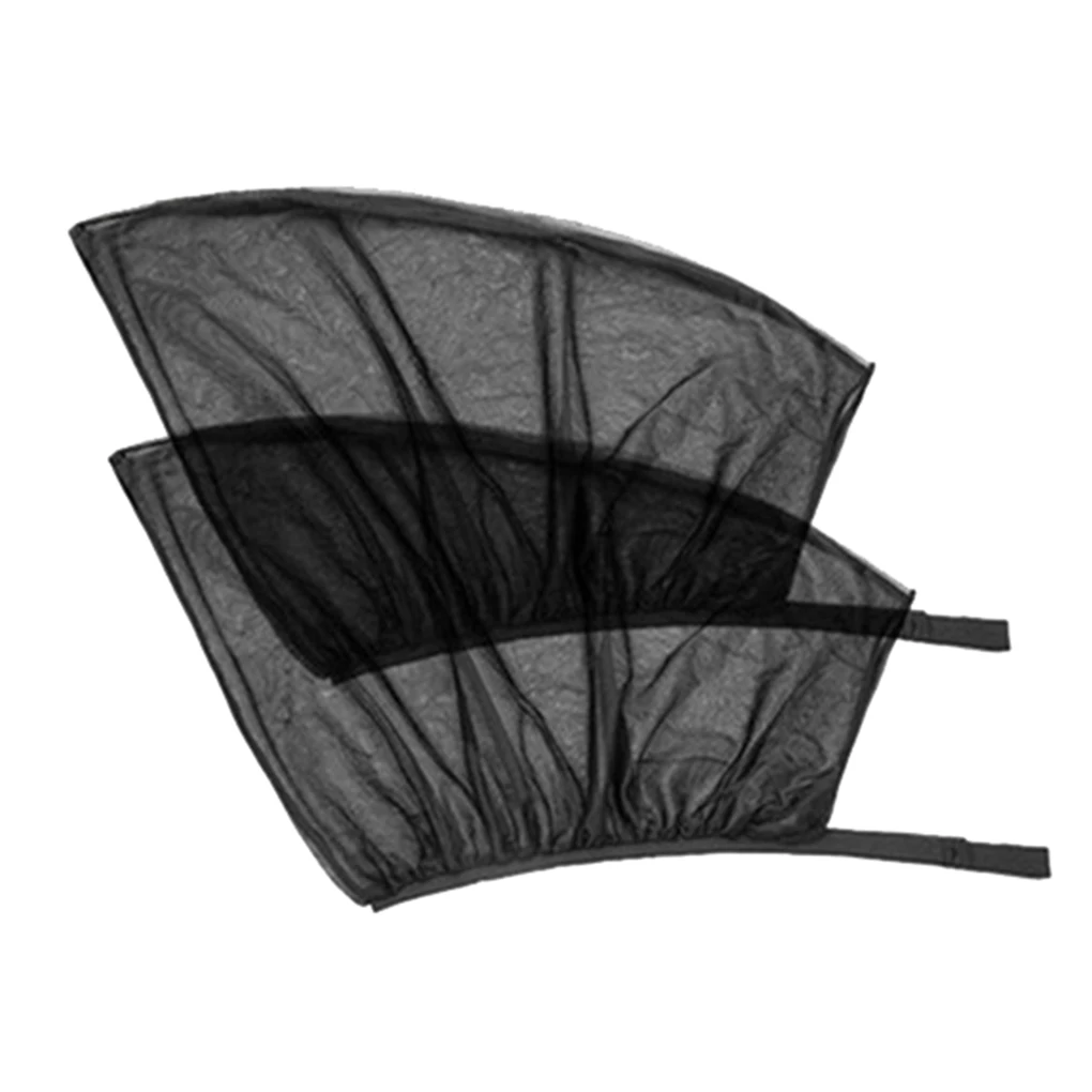 1 пара автомобиля солнцезащитный козырек передняя/задняя оконная защитная сетка от солнца сетка дизайн Черная шторка Автомобильная занавес