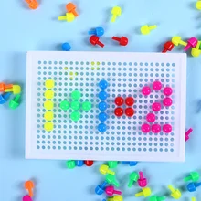 96 шт./компл. блоки DIY Упражнение руки-на способность обучения игра игрушка для детей детская головоломка-пазл игра фигурка игрушки
