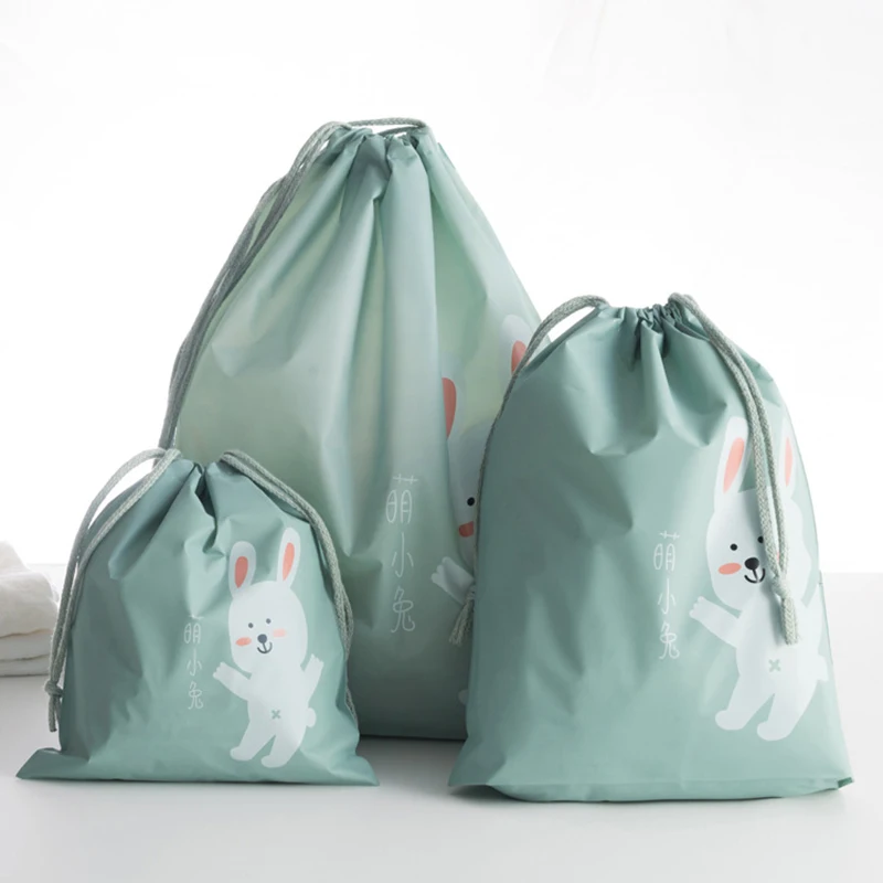 1pcs Travel Clothes Storage Bags Kids Toy Drawstring Bag Shoe Laundry Lingerie Makeup Luggage Cosmetics Organizer Pouch