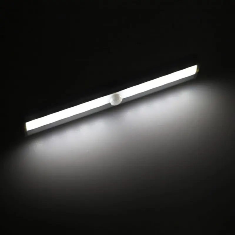 

Wireless Sensor Lighting Closet Night USB Battery Recharging Lamp 10 LED IR Infrared Motion Detector Cabinet Wardrobe Light hot